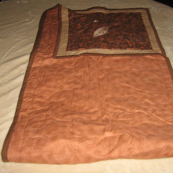 Brown And Rust Color Table Runner $5.00 AS AN ADD ON ITEM - Picture 2 of 2